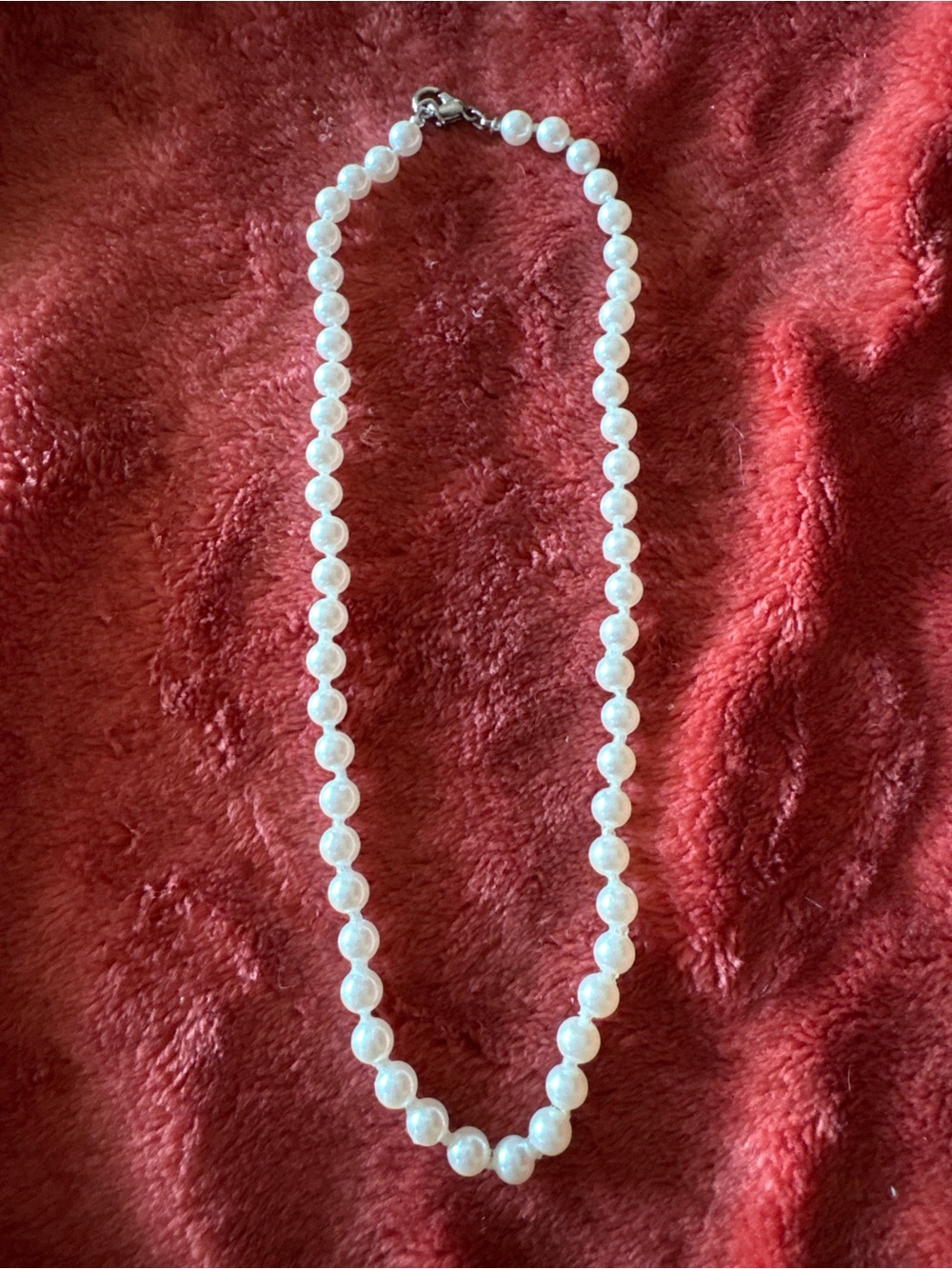 Classic White Faux Pearl Necklace - Women Jewelry